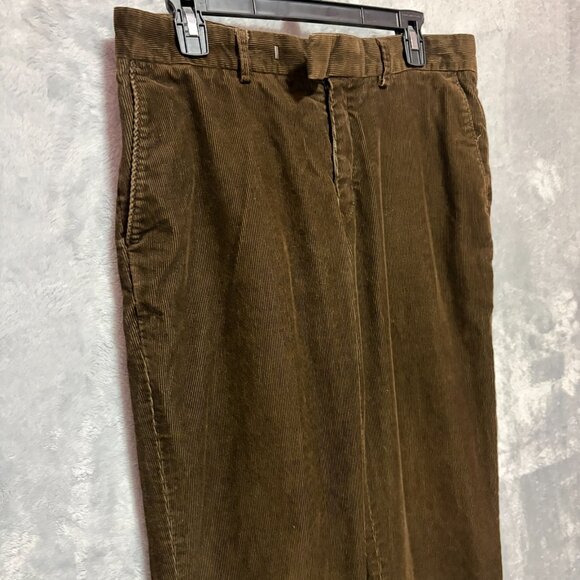 Polo By Ralph Lauren Pants Men 34X32 (Actual 34X30) Straight Corduroy Chino - Picture 2 of 13